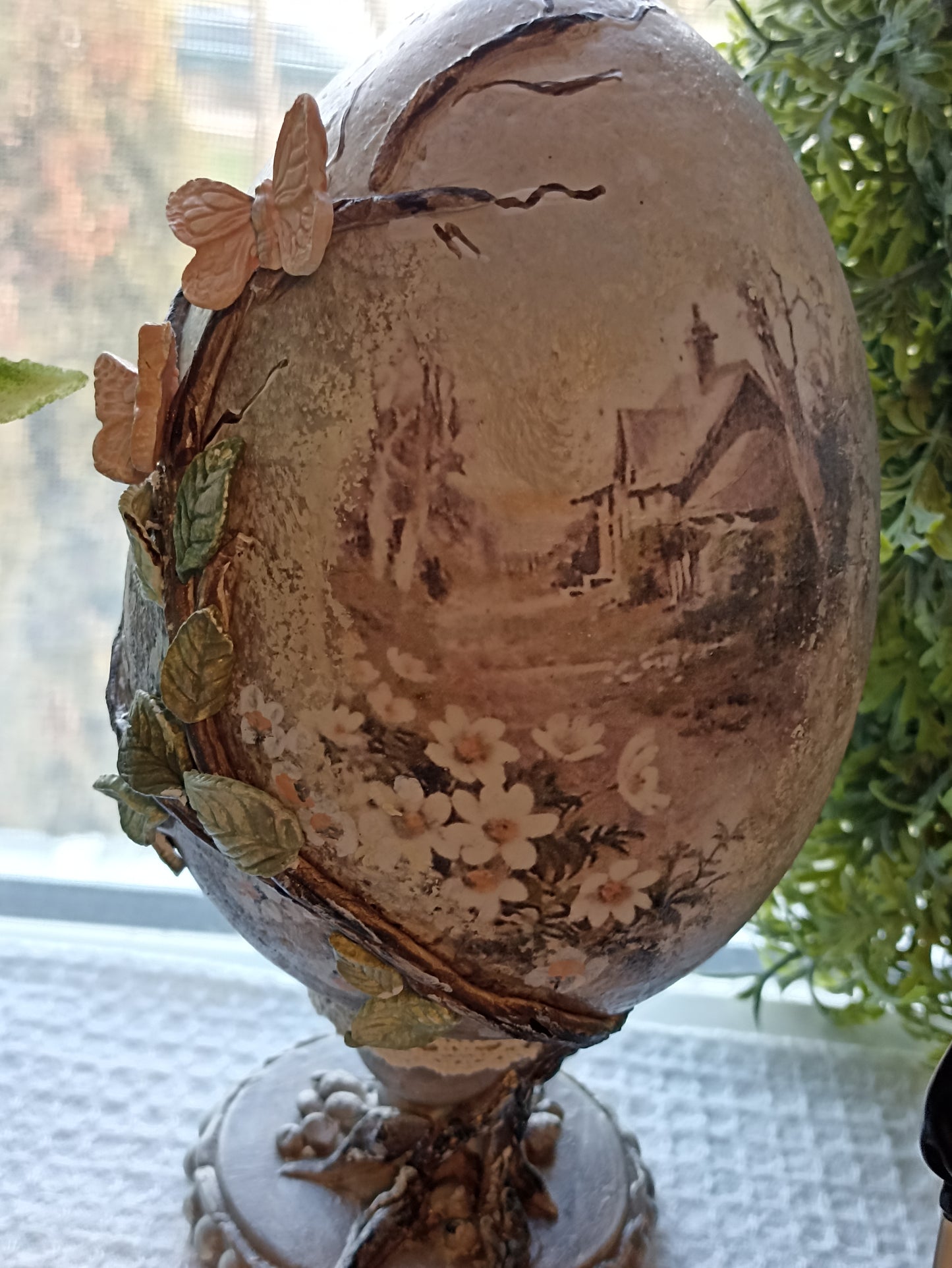 nyuszi tojás talpas 22 cm