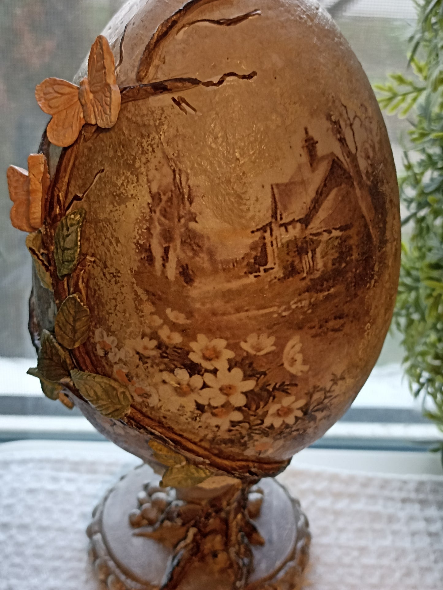 nyuszi tojás talpas 22 cm